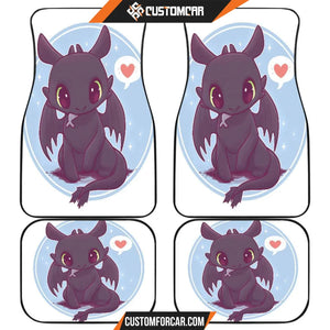 Cute Toothless How to Train your Dragon Car Floor Mats 