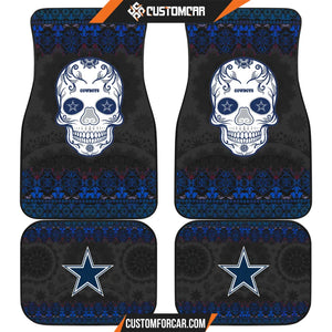 Dallas Cowboys American Football Club Skull Car Floor Mats