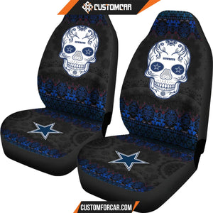 Dallas Cowboys American Football Club Skull Car Seat Covers