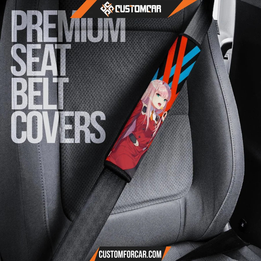 Darling In The Franxx Anime Seat Belt Covers | Cute Zero Two