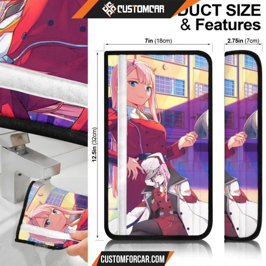 Darling In The Franxx Anime Seat Belt Covers | Evil Captain 