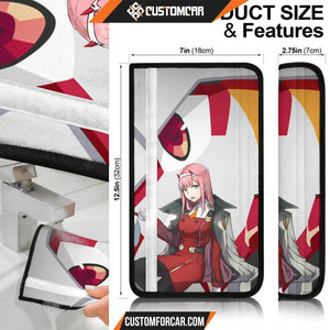 Darling In The Franxx Anime Seat Belt Covers | Strelizia 