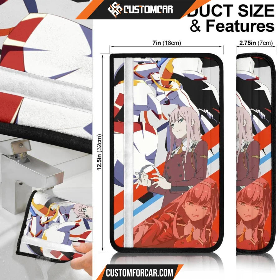 Darling In The Franxx Anime Seat Belt Covers | Strelizia 