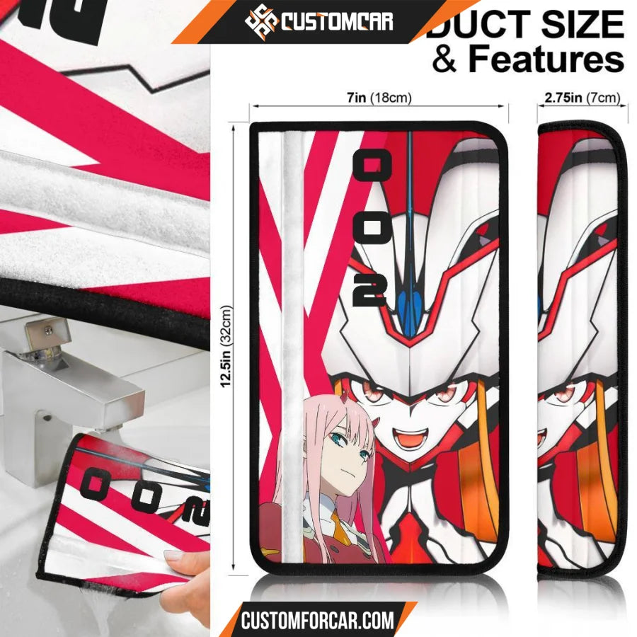 Darling In The Franxx Anime Seat Belt Covers | Strelizia 