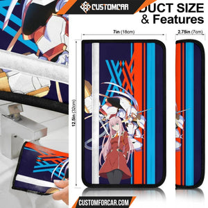 Darling In The Franxx Anime Seat Belt Covers | Strelizia 