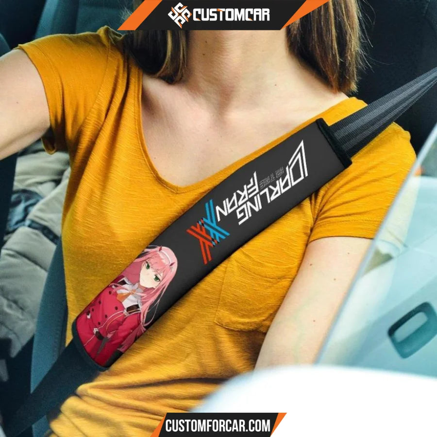 Darling In The Franxx Anime Seat Belt Covers | Zero Two 002 