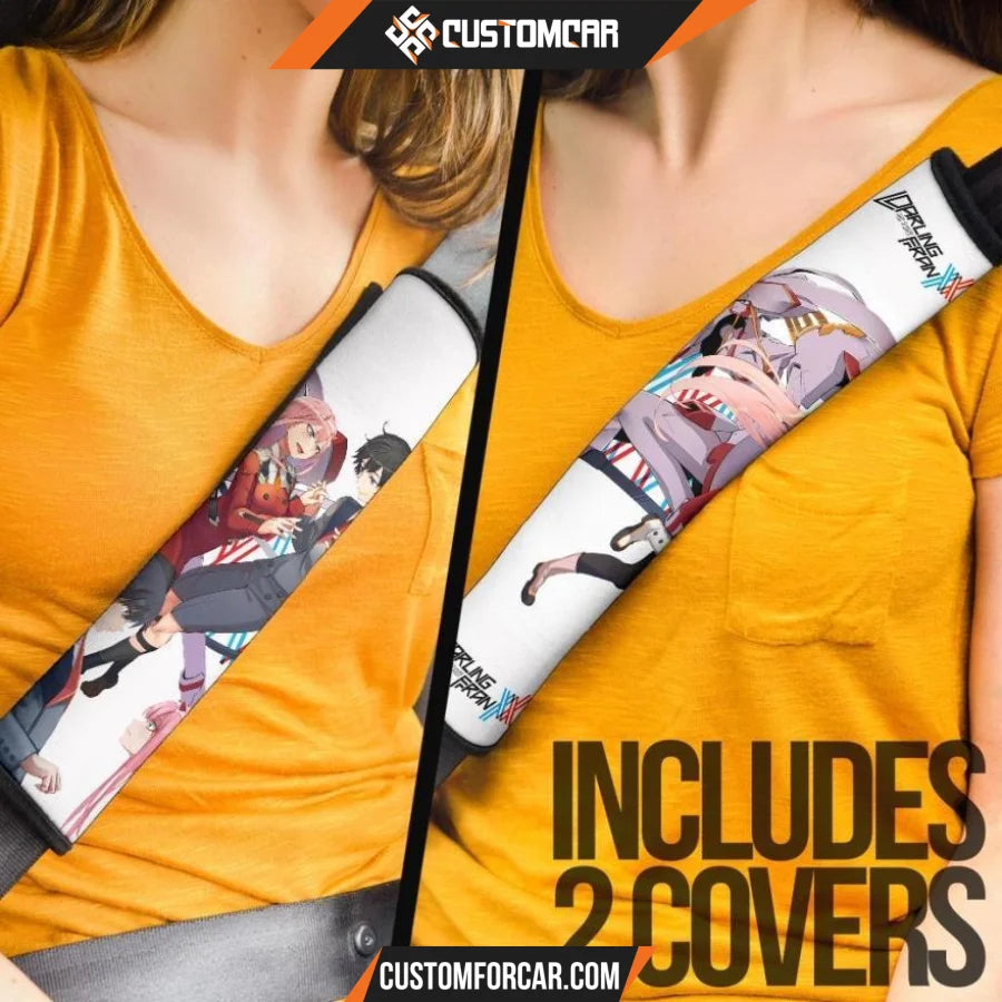 Darling In The Franxx Anime Seat Belt Covers | Zero Two 002 