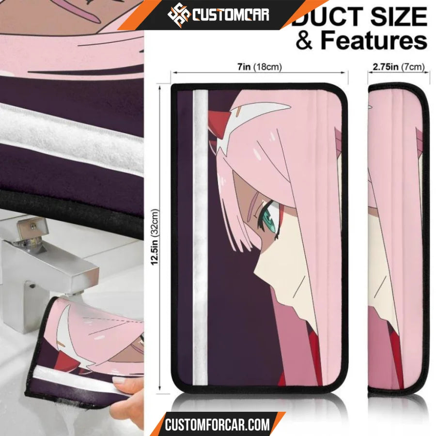 Darling In The Franxx Anime Seat Belt Covers | Zero Two 