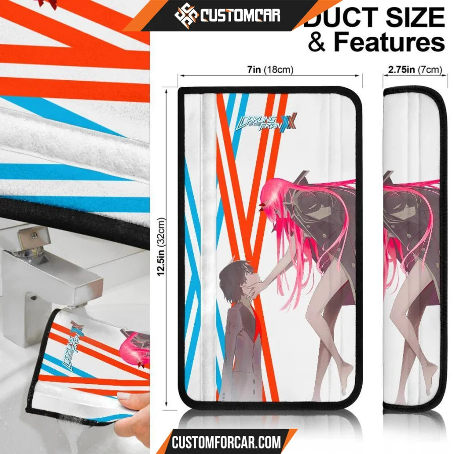 Darling In The Franxx Anime Seat Belt Covers | Strelizia 