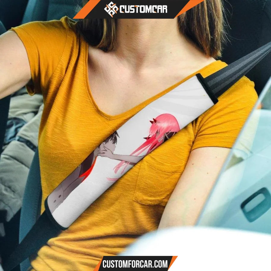 Darling In The Franxx Anime Seat Belt Covers | Zero Two With