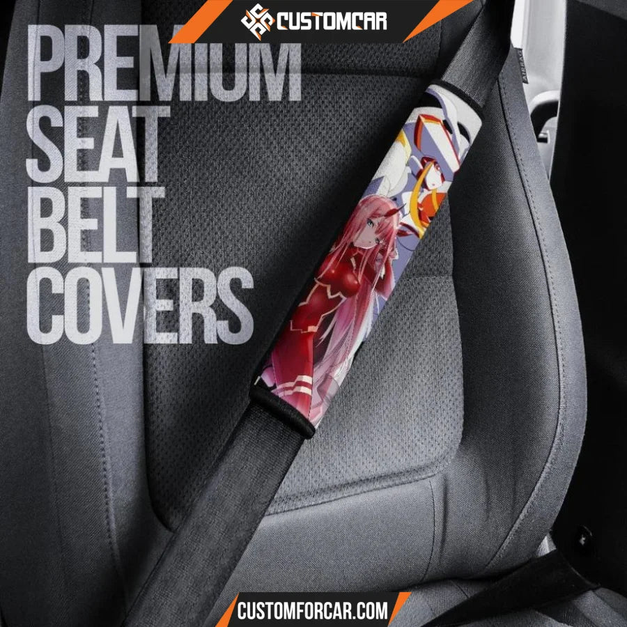 Darling In The Franxx Anime Seat Belt Covers | Zero Two With