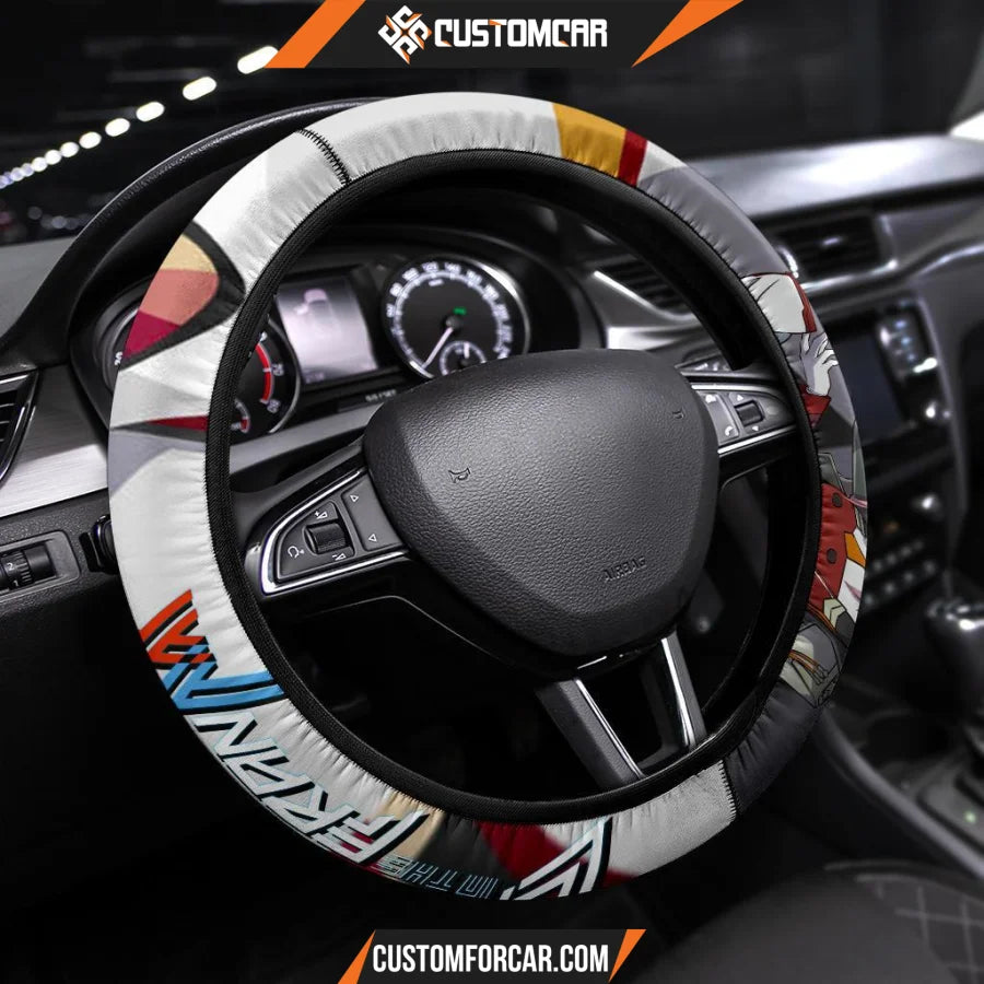 Darling In The Franxx Anime Steering Wheel Cover | Strelizia