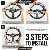 Darling In The Franxx Anime Steering Wheel Cover | Strelizia