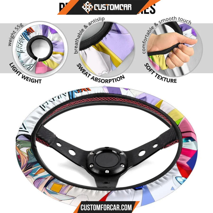 Darling In The Franxx Anime Steering Wheel Cover | Strelizia