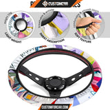 Darling In The Franxx Anime Steering Wheel Cover | Strelizia