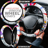 Darling In The Franxx Anime Steering Wheel Cover | Strelizia