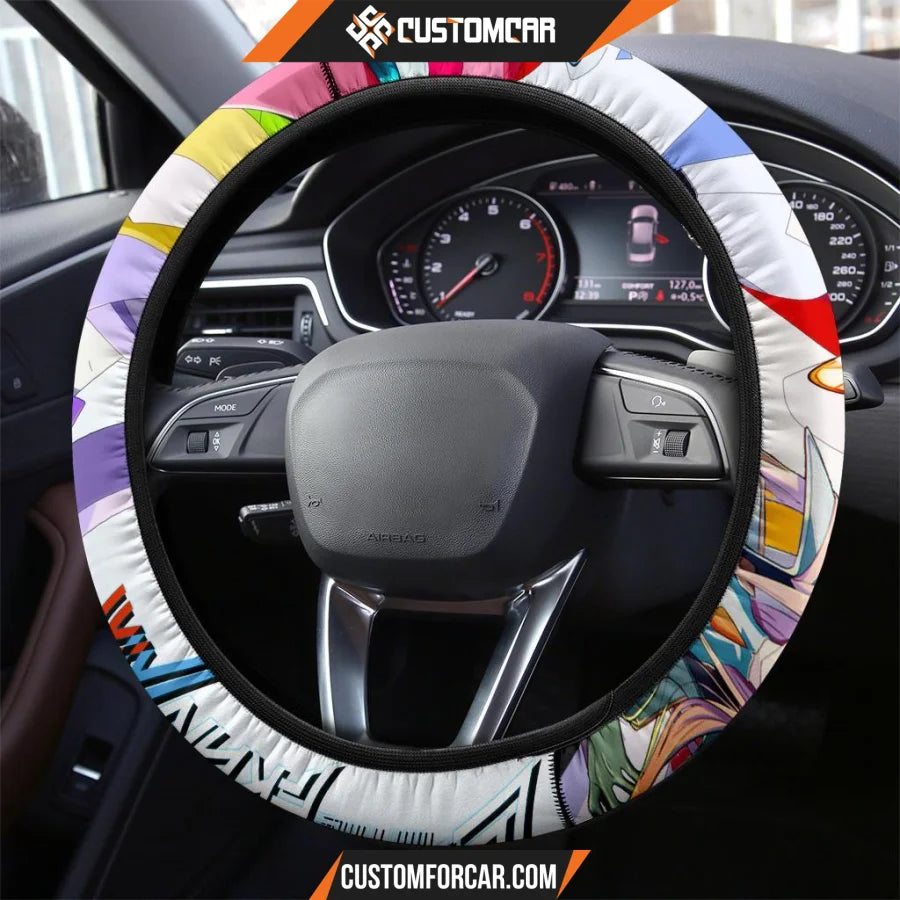 Darling In The Franxx Anime Steering Wheel Cover | Strelizia