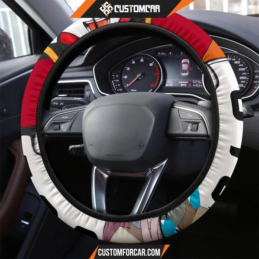 Darling In The Franxx Anime Steering Wheel Cover | Strelizia