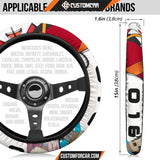 Darling In The Franxx Anime Steering Wheel Cover | Strelizia