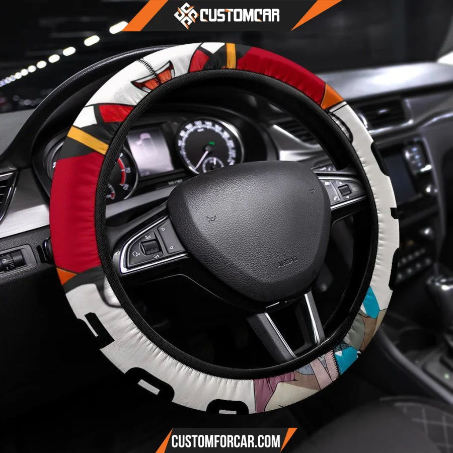 Darling In The Franxx Anime Steering Wheel Cover | Strelizia