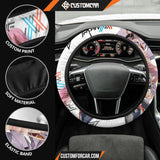 Darling In The Franxx Anime Steering Wheel Cover | Zero Two 