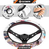 Darling In The Franxx Anime Steering Wheel Cover | Zero Two 