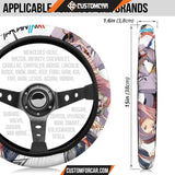 Darling In The Franxx Anime Steering Wheel Cover | Zero Two 