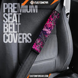 Deer Country Girl Pink Camo Seat Belt Covers Country Girl 