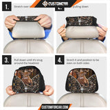 Deer Hunting Headrest Covers Deer Camo Car Accsesories 