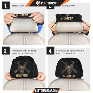 Deer Hunting Headrest Covers Deer Camo Car Accsesories 