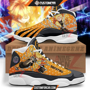 Demon Slayer Air JD13 Sneakers Agatsuma Zenitsu Sneakers