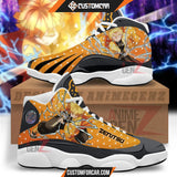 Demon Slayer Air JD13 Sneakers Agatsuma Zenitsu Sneakers