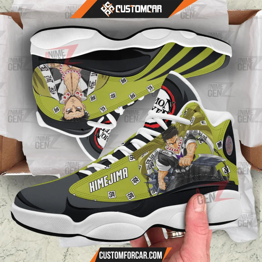 Demon Slayer Air JD13 Sneakers Gyomei Himejima Custom Anime