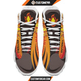 Demon Slayer Air JD13 Sneakers Rengoku Custom Anime Shoes