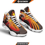 Demon Slayer Air JD13 Sneakers Rengoku Custom Anime Shoes