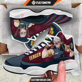 Demon Slayer Air JD13 Sneakers Uzui Tengen Custom Anime