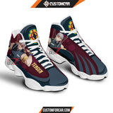 Demon Slayer Air JD13 Sneakers Uzui Tengen Custom Anime