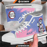 Demon Slayer Akaza High Top Shoes Custom Anime Shoes