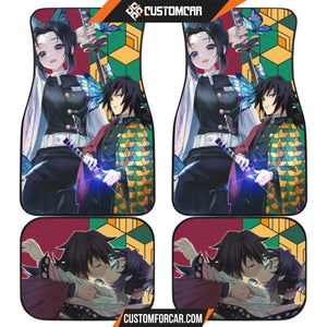 Demon Slayer Anime Car Floor Mats | Giyuu And Shinobu Sweet 