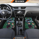 Demon Slayer Anime Car Floor Mats | Tanjiro Fire Sword Water