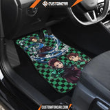 Demon Slayer Anime Car Floor Mats | Tanjiro Fire Sword Water