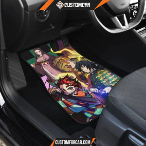 Demon Slayer Anime Car Floor Mats | Tanjiro Nezuko Zenitsu 