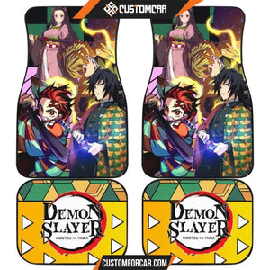 Demon Slayer Anime Car Floor Mats | Tanjiro Nezuko Zenitsu 