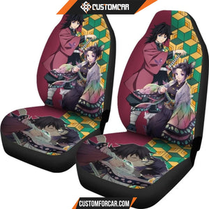 Demon Slayer Anime Car Seat Covers | Giyuu And Shinobu Sweet