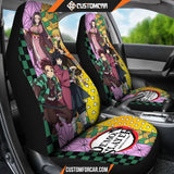 Demon Slayer Anime Car Seat Covers | Tanjiro Nezuko Zenitsu 