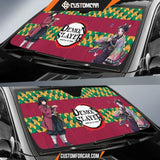 Demon Slayer Anime Car Sunshade | Giyuu And Shinobu Sweet 