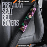 Demon Slayer Anime Seat Belt Covers | Tanjiro And Nezuko 