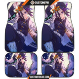 Demon Slayer Car Floor Mats Shinobu Butterfly Moon Car Mats D210906 DECORINCAR 1