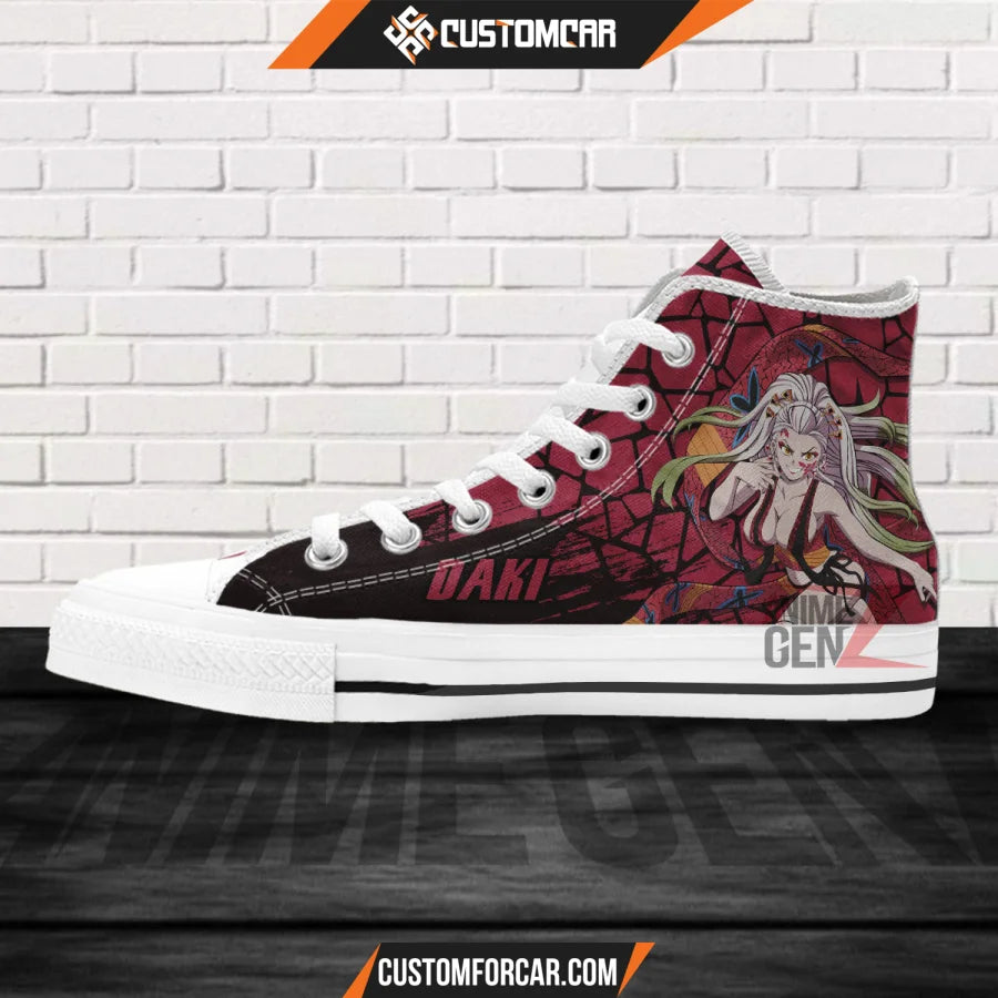 Demon Slayer Daki High Top Shoes Custom Anime Shoes