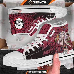 Demon Slayer Daki High Top Shoes Custom Anime Shoes